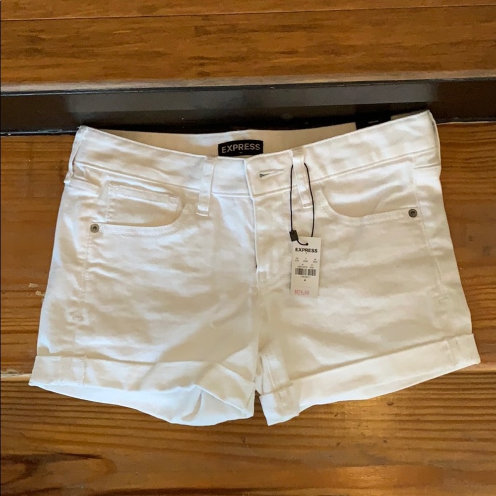 Express White Summer Short